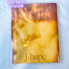 A4 Wide 250x300mm Premium Kpop Album Protective Bag | 80 Micron Flexible Thickness, Superior Clarity, PP Material (Pack of 25) + 40 Free Corner Tabs