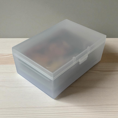 Frosted Kpop Photocards Collect Box Photocard Holder Minimalist Photocard Storage Box Container