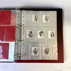 Mini ID Binder Pocket Fitting Sleeve | Meowcafe Premium CPP Card Sleeve for Fitting Mini ID in Larger Binder Pocket (50 Sleeves)