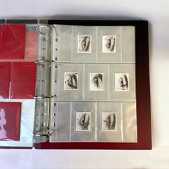 Mini ID Binder Pocket Fitting Sleeve | Meowcafe Premium CPP Card Sleeve for Fitting Mini ID in Larger Binder Pocket (50 Sleeves)
