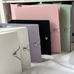 K-KEEP 3 inch Binder DIY Upgrade Kit: 18.5mm Long, 6 Colorful Straps: White, Ice Green, Icy Pink, Minimal Purple, Icy Blue, Black Strap