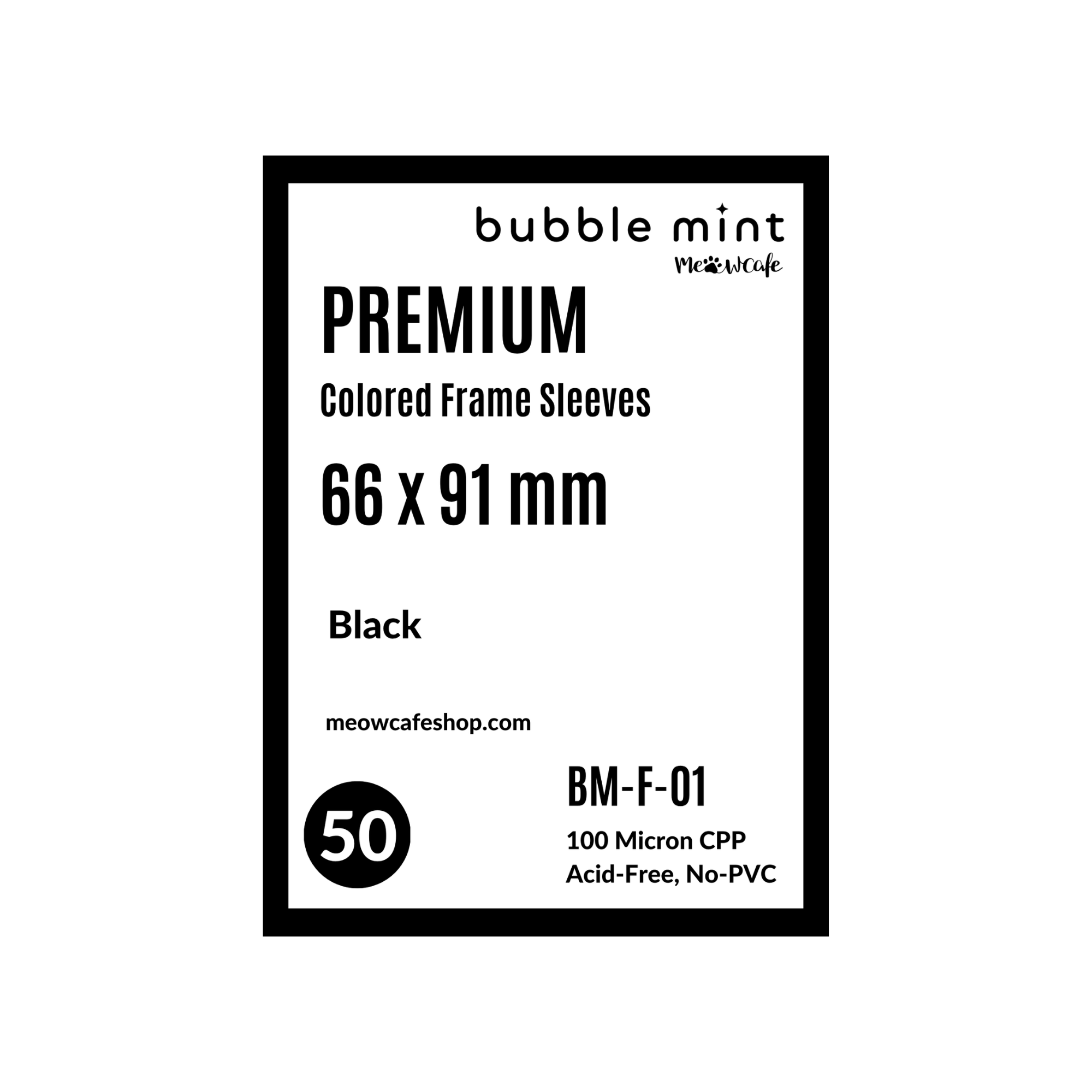 PRE ORDER] [Ship on Oct 30th][For TCG Card] [66x91 mm] Bubble Mint