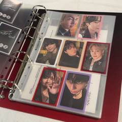 Meowcafe Premium [61x91 mm] Colored Frame Sleeves - Colored Frame Front + Clear Back For Special Visual Representation - 7 BTS Colors Set of 350 Sleeves