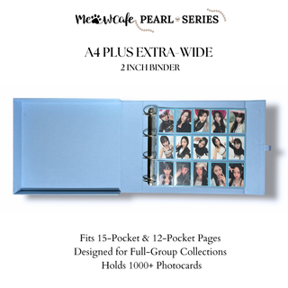 [Limited Edition][Pearl Series]-[A4 Plus Extra Wide] - [2 inch] Binder Fits 12 Pocket and 15 Pocket Page (OT12/OT13 Collection)