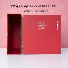 [Signature Series] - [A5 Wide] - [2 inch] - Magnetic Closure Binder + Dustproof SlipCase - Ribbon