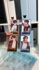 K-KEEP [A4 Slim] - Custom Inclusion Page - 4 Pocket (Kit Photocard Size) (96 x 142mm)- Premium Single-Sided Top-loading Pages (Pack of 10)(C-03)