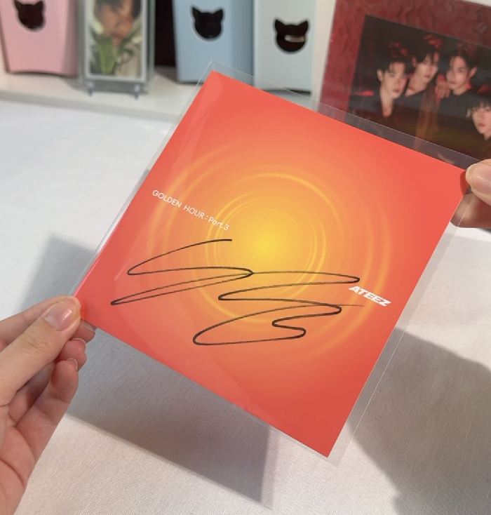 [PRE ORDER] [Ship On Aug 15th][153x153 MM] Meowcafe Premium CPP Card Sleeve for Seventeen FML Postcard | Kpop Photocard Sleeve (Pack of 25)