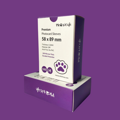 [58x89 MM] Fundas para photocards de Kpop Meowcafe Premium CPP de ajuste perfecto