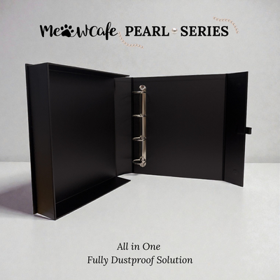 [Pearl Series]-[A4 Plus] - [2 inch] Magnetic Closure Binder with All-In-One Dust-proof Solution