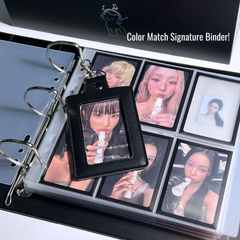 [Signature Series] - Photocard Holder Designed to Fit Photocard Size Toploader 66x94mm/65x93mm