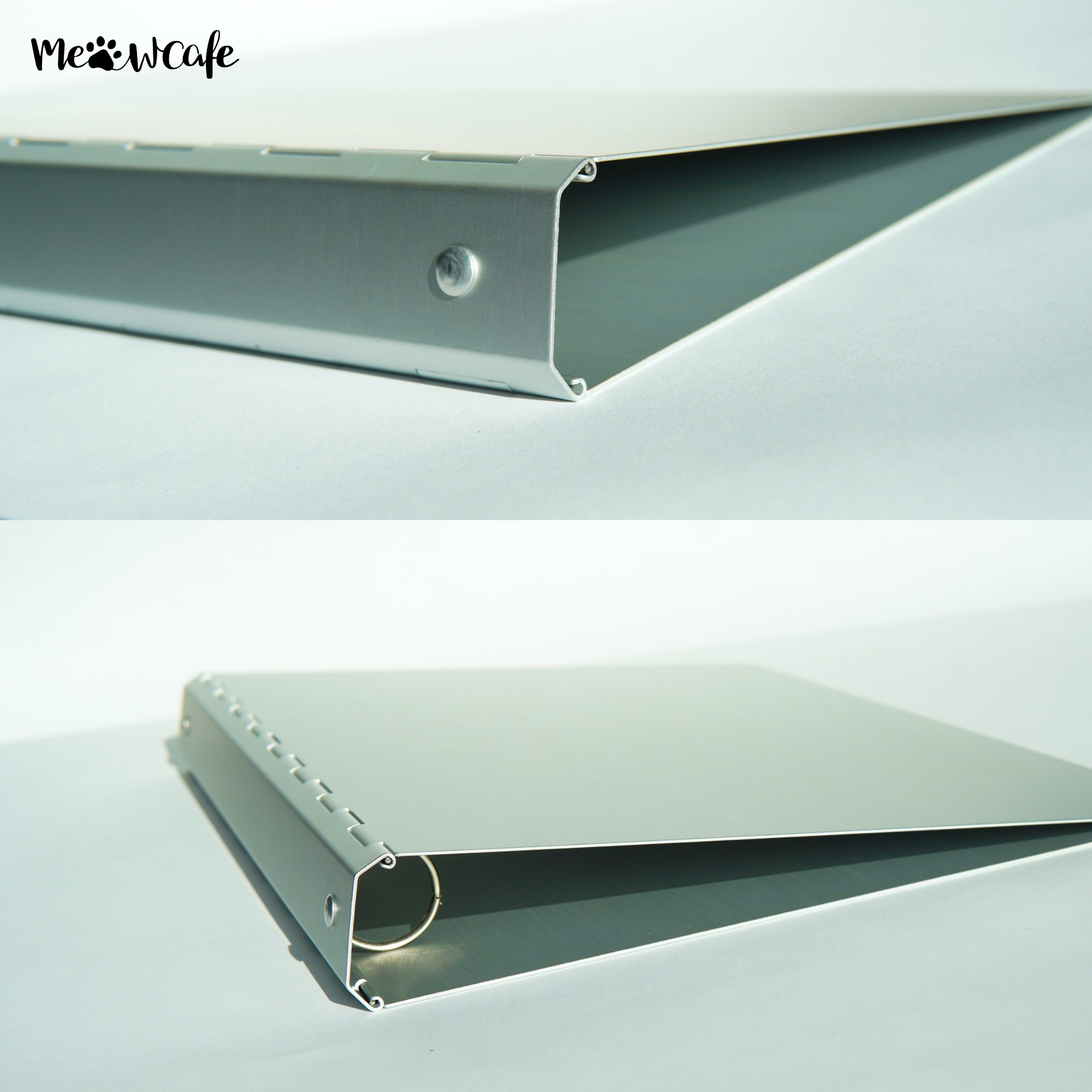 Meowcafe [A4 Slim] Aluminum Binder - [Aluminum Series] - OT7/OT8/OT9 "Bulletproof" Photocard Binder