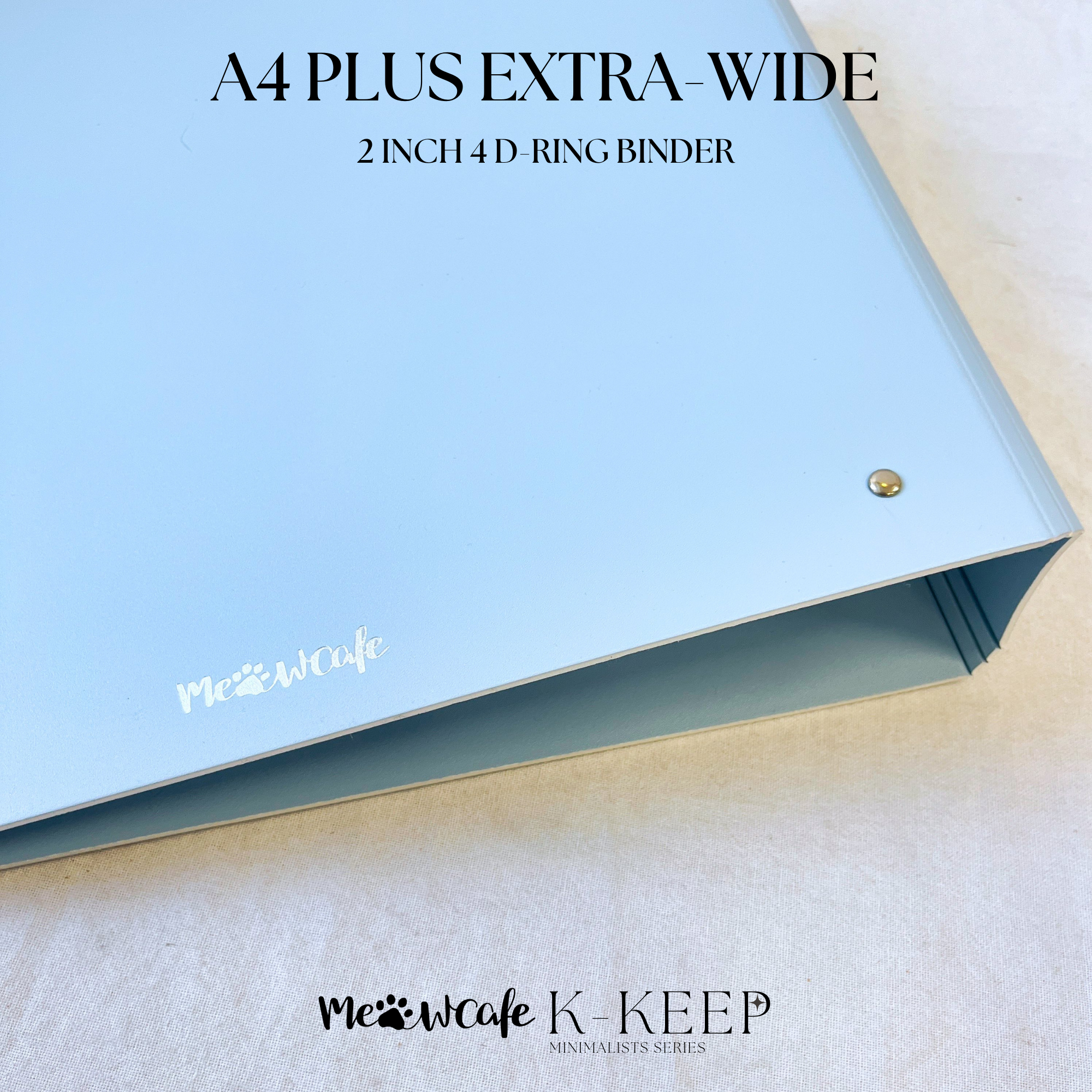 K-KEEP [A4 Extra Wide] Binder - [1.5 Inch] - [Pastel Series] - 12