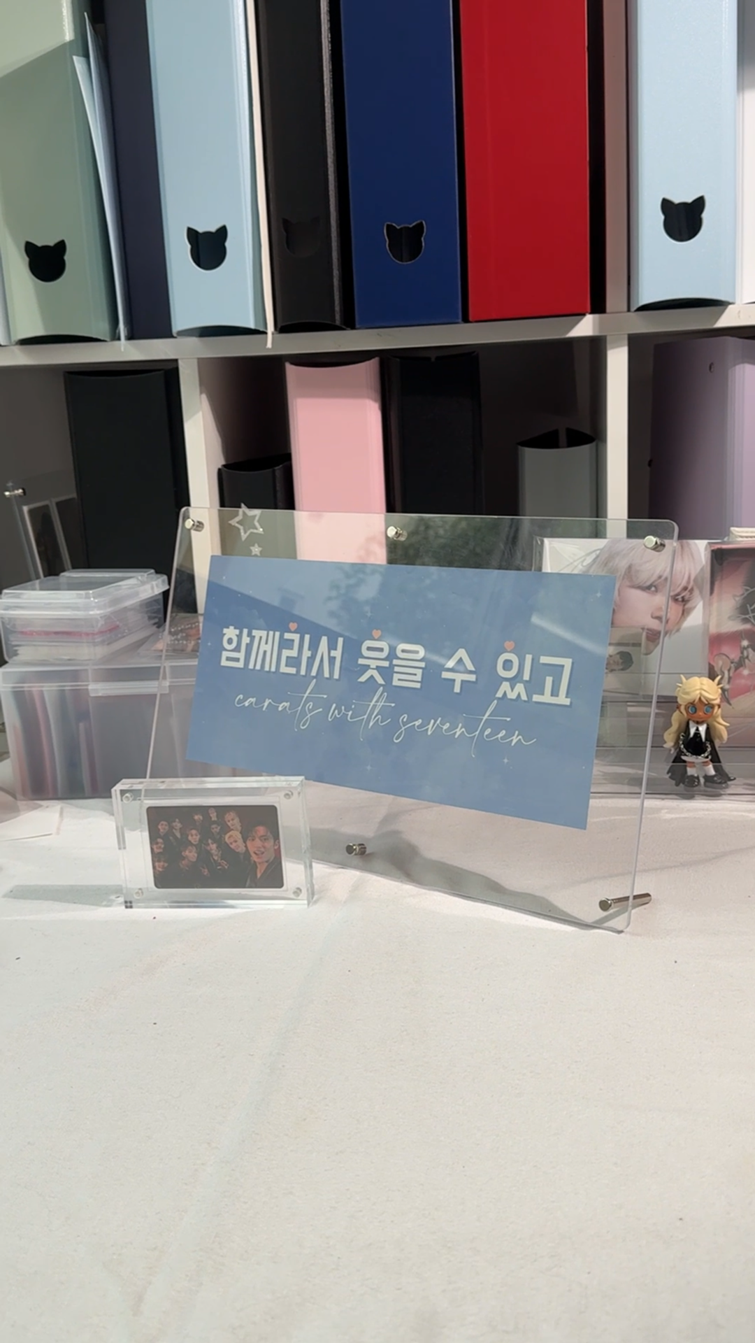 K-KEEP Acrylic Display Frame - [24x39CM] DIY Friendly Banner Display Frame Maximal Fit 20x38CM Banner