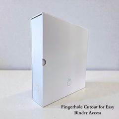 [Restock on July 30th] [Signature Series] - [A4 Plus] - [2 inch] - Magnetic Closure Binder + Dustproof SlipCase - Snooze