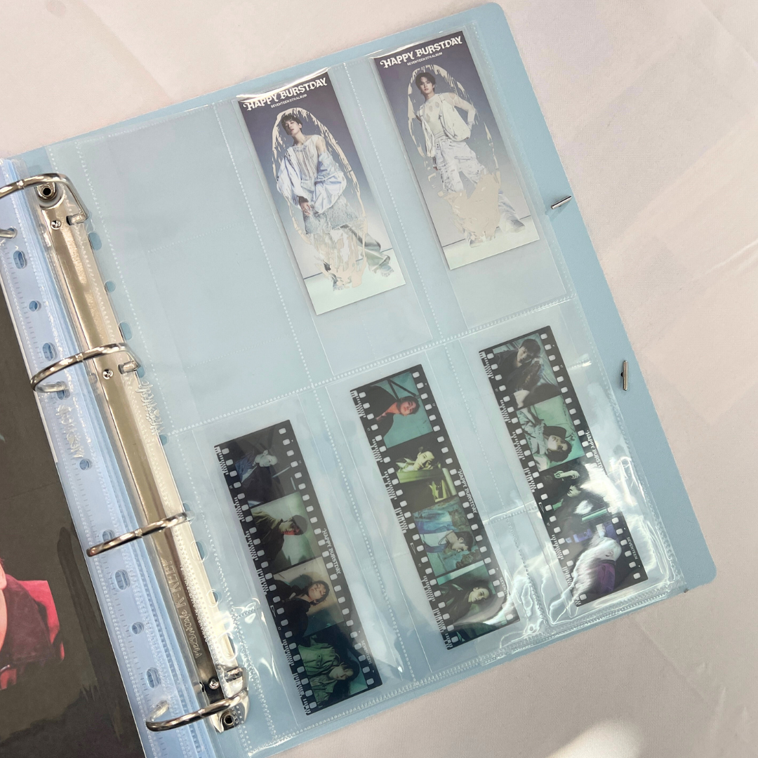 K-KEEP [A4 PLUS] -  6 Pocket (Vertical Strip) - 11 Holes Premium Binder Pages, 100 Micron Thick, High Definition (Pack of 10) - (W-05)