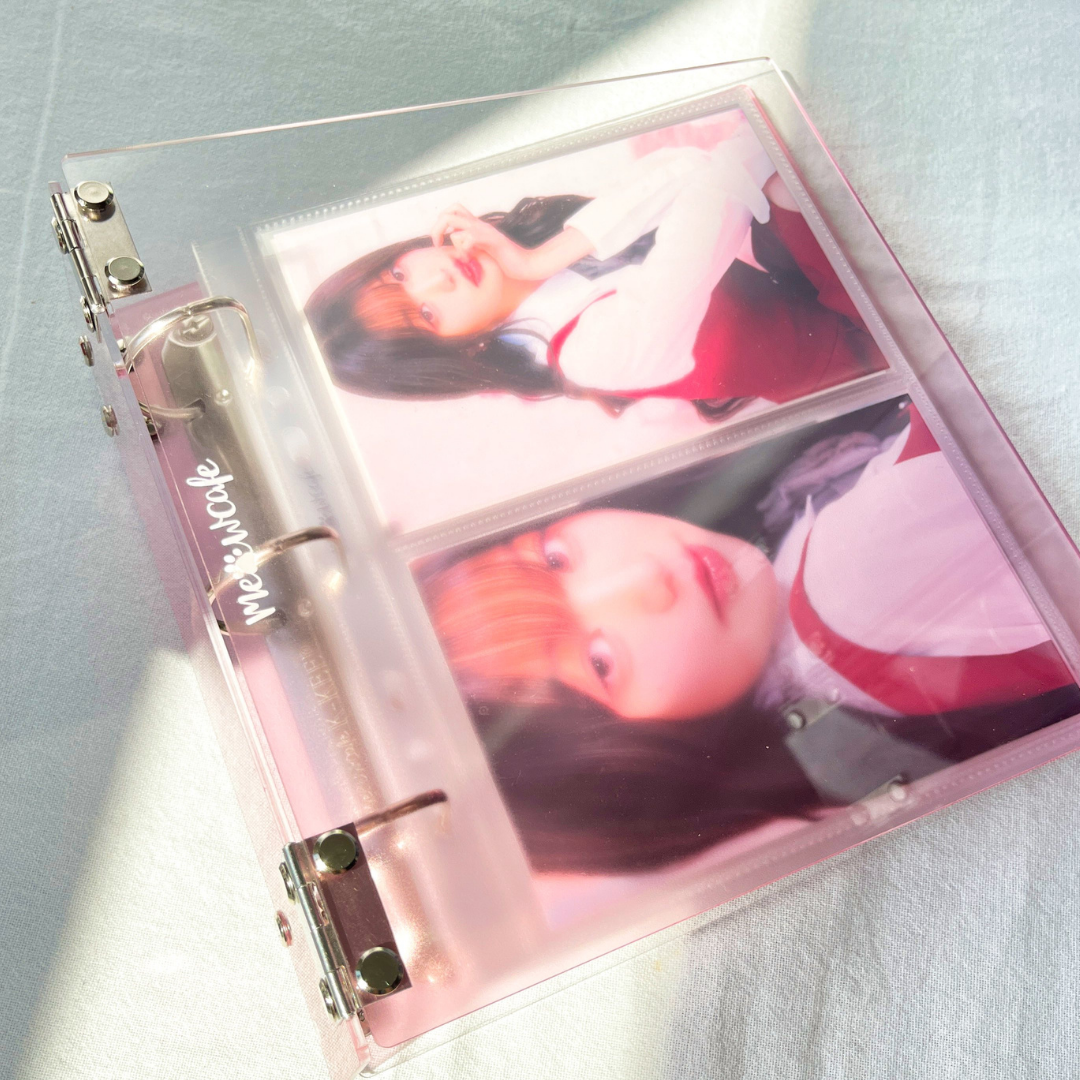 K-KEEP [A5 Wide] - [1.5 Inch] - [Gradient Acrylic Series] - Aesthetic Display Binder