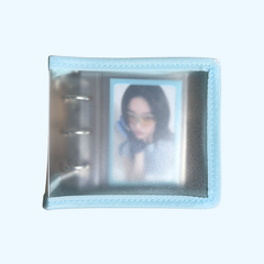 K-KEEP [A8 Wide] - [1 inch]  - Mini Zipper Frosted Binder + Page Set (Binder+Backboard+20 Pages)