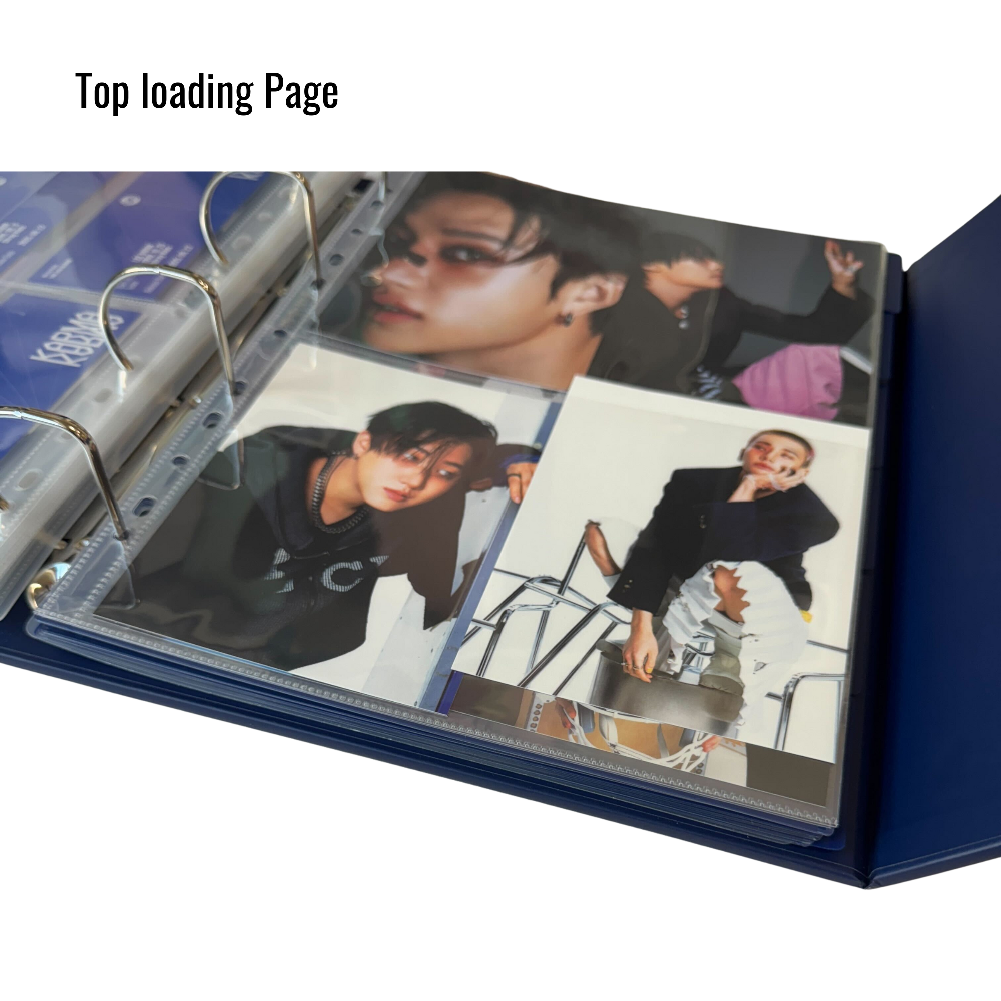 [Top-loading Version] K-KEEP [A4 PLUS] - 2 Pocket Mini Poster Page- 11 Holes Premium Binder Pages, 100 Micron Thick, High Definition (Pack of 10)