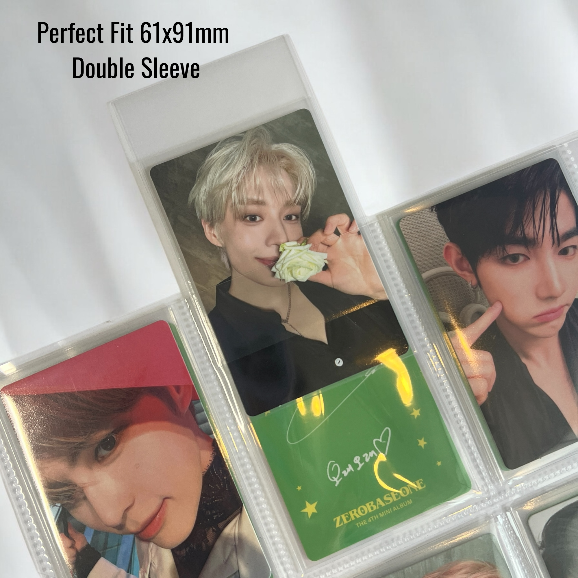 [2025 Updated Valued Bundle] K-KEEP [A4 Standard] Binder - [Moonlight Series] - Elegant PU Leather Kpop Photocard Binder - [Improved 1 Inch D-Ring]