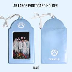 Carpeta para fotocards tamaño A5 MeowCafe – Exhibidor para 4 fotocards y artículos grandes