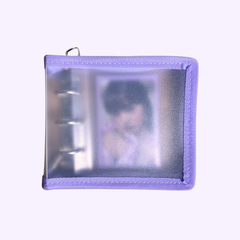 K-KEEP [A8 Wide] - [1 inch]  - Mini Zipper Frosted Binder + Page Set (Binder+Backboard+20 Pages)