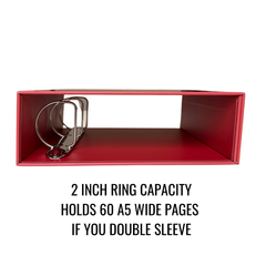 [PRE-ORDER] [Signature Series] - [A5 Wide] - [2 inch] - Magnetic Closure Binder + Dustproof SlipCase - Ribbon