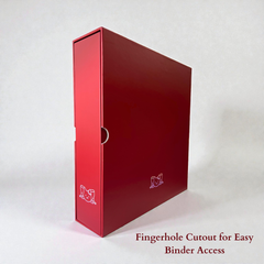 [Restock on July 30th] [Signature Series] - [A4 Plus] - [2 inch] - Magnetic Closure Binder + Dustproof SlipCase - Ribbon