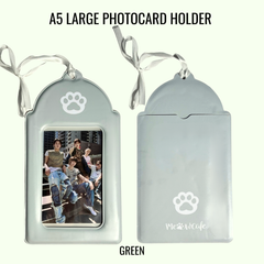Carpeta para fotocards tamaño A5 MeowCafe – Exhibidor para 4 fotocards y artículos grandes
