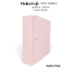 [PRE ORDER] [View Series] - [A4 Plus] - [2 inch] - Magnetic Closure Binder + Dustproof SlipCase - Icy Pink