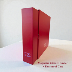 [Restock on July 30th] [Signature Series] - [A4 Plus] - [2 inch] - Magnetic Closure Binder + Dustproof SlipCase - Ribbon