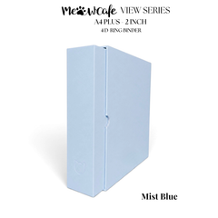 [PRE ORDER] [View Series] - [A4 Plus] - [2 inch] - Magnetic Closure Binder + Dustproof SlipCase - Mist Blue