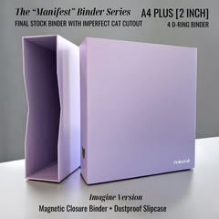 [Final Stock] K-KEEP [A4 Plus] Manifest Binder - [2 inch] - Magnetic Comprehensive Binder + Dust Proof Slipcase "Imagine Version"