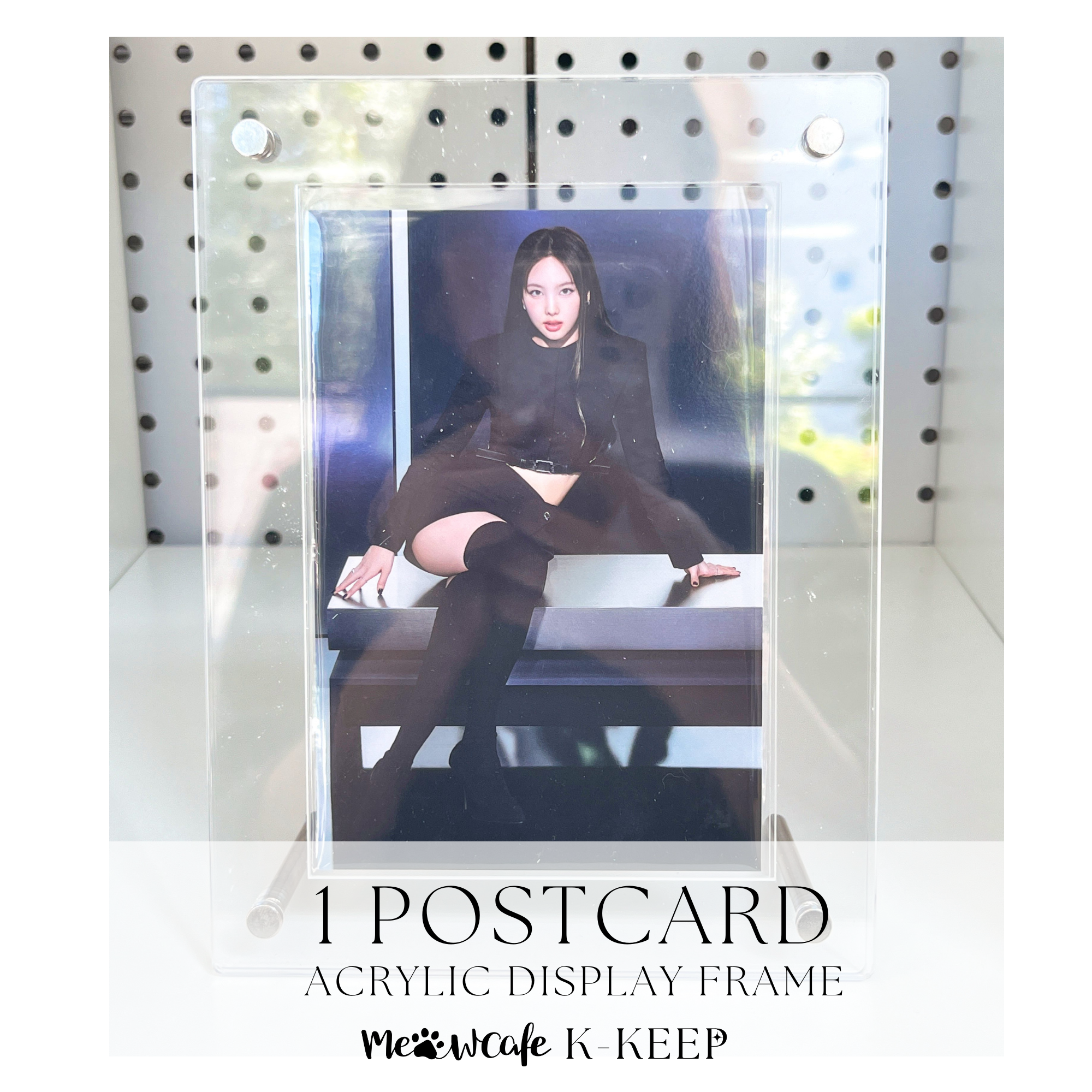 K-KEEP Acrylic Display Frame - [1 Postcard Frame] Slot Size 105x155MM –  MeowCafeShop
