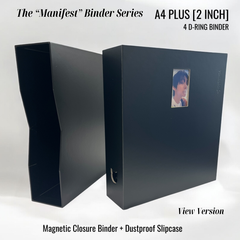 [PRE-ORDER] K-KEEP [A4 Plus] Manifest Binder - [2 inch] - Magnetic Comprehensive Binder with Photocard Display Window + Dust Proof Slipcase "View Version"