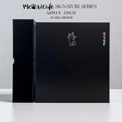 [Signature Series] - [A4 Plus] - [2 inch] - Magnetic Closure Binder + Dustproof SlipCase - Melody