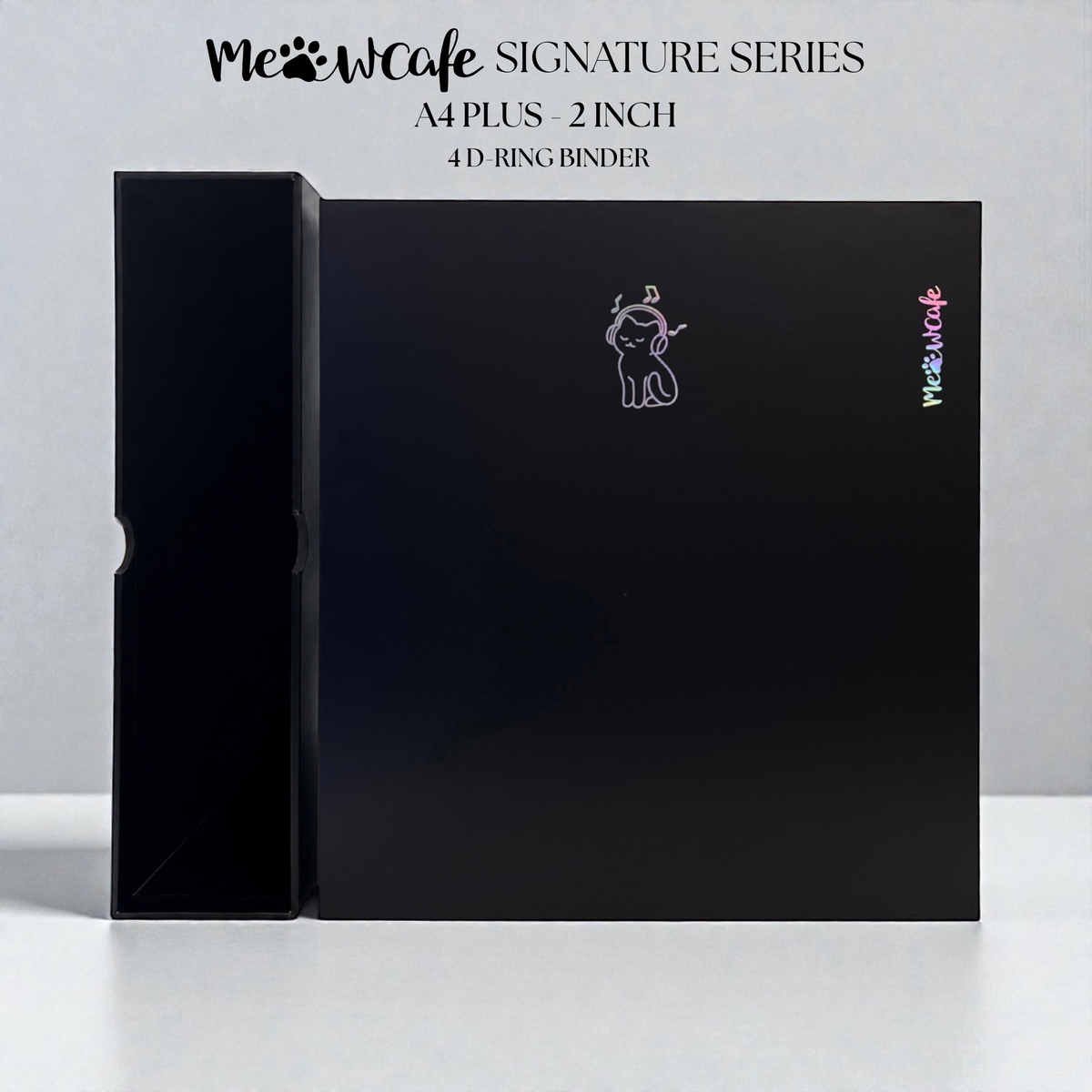 [Signature Series] - [A4 Plus] - [2 inch] - Magnetic Closure Binder + Dustproof SlipCase - Melody