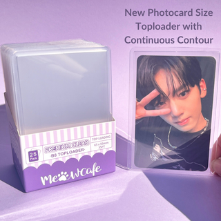 Meowcafe [Fotokarten-Toploader] - [Continuous Contour] Premium-Klarsicht-Toploader (65x93mm)
