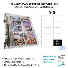 K-KEEP [A4 Plus] - [2 inch]  - Acrylic Binder Aesthetic Hardcover Binder D-Ring | Large Capacity Kpop Photocard Binder (Self-Assembly Required)