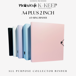 K-KEEP [A4 PLUS] Ringbuch - [2 Zoll] - [Minimalist Series] - Das umfassendste A4-Ringbuch, speziell entwickelt für K-Pop-Sammler