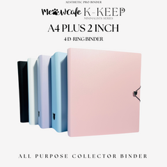 K-KEEP [A4 PLUS]  Binder - [2 inch] - [Minimalist Series]  - The Most Comprehensive A4 Binder Specially Designed for Kpop Collector