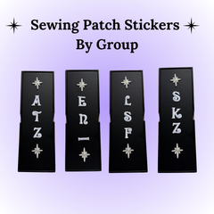 Sewing Patch Stickers By Group (5 Letters)