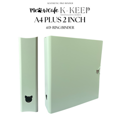 K-KEEP [A4 PLUS]  Binder - [2 inch] - [Minimalist Series]  - The Most Comprehensive A4 Binder Specially Designed for Kpop Collector - [Ice Green]