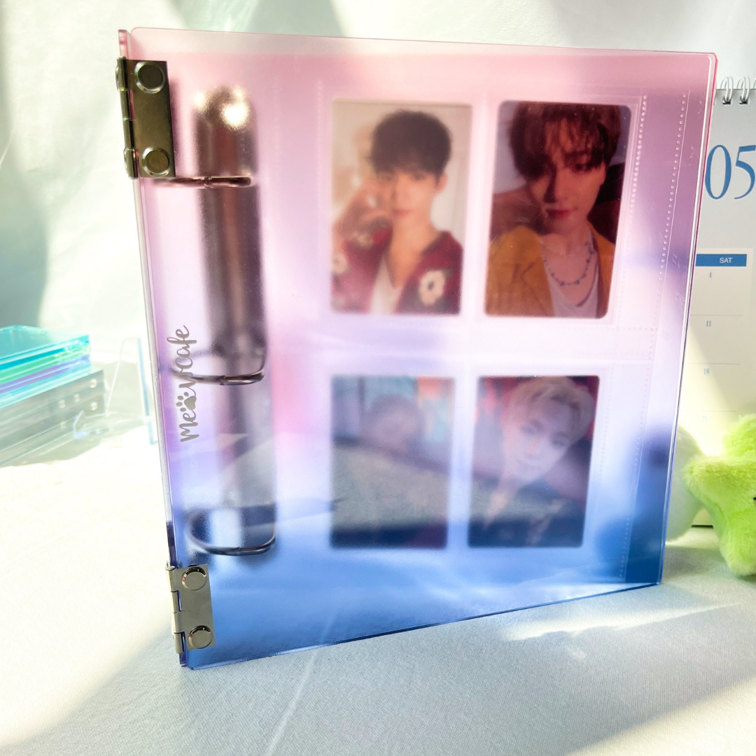 K-KEEP [A5 Wide] - [1.5 Inch] - [Gradient Acrylic Series] - Aesthetic Display Binder