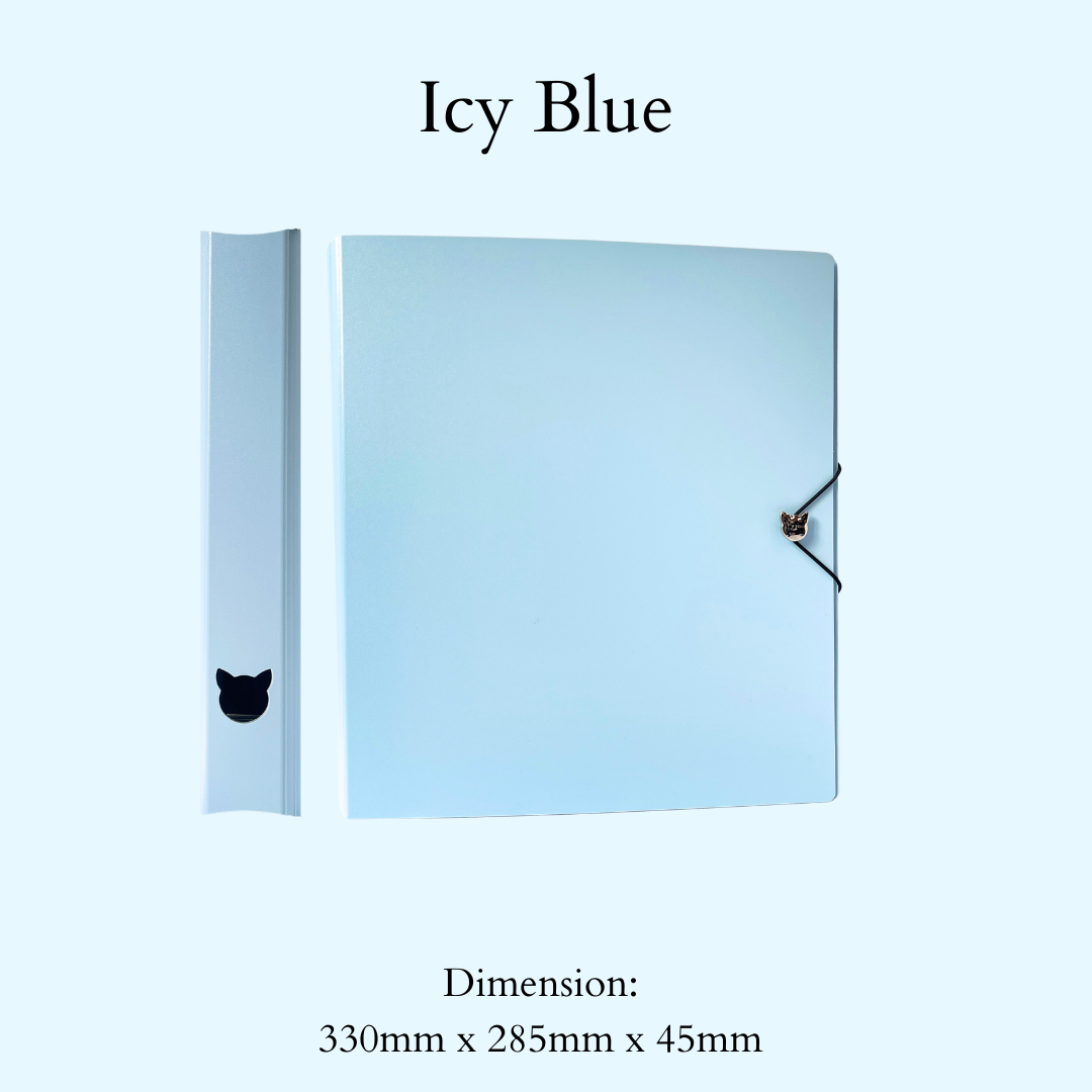 K-KEEP [A4 PLUS]  Binder - [1.5 inch]- [Compact Version] - Minimalist Comprehensive Binder with Elegant Slim Look