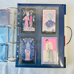 K-KEEP [A4 Slim] - Custom Inclusion Page - 4 Pocket (Kit Photocard Size) (96 x 142mm)- Premium Single-Sided Top-loading Pages (Pack of 10)(C-03)