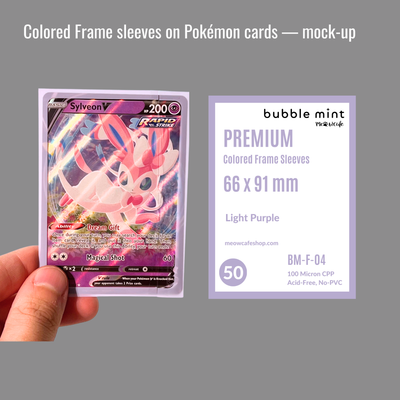 Light Purple Colored Frame sleeve, 66 × 91 mm