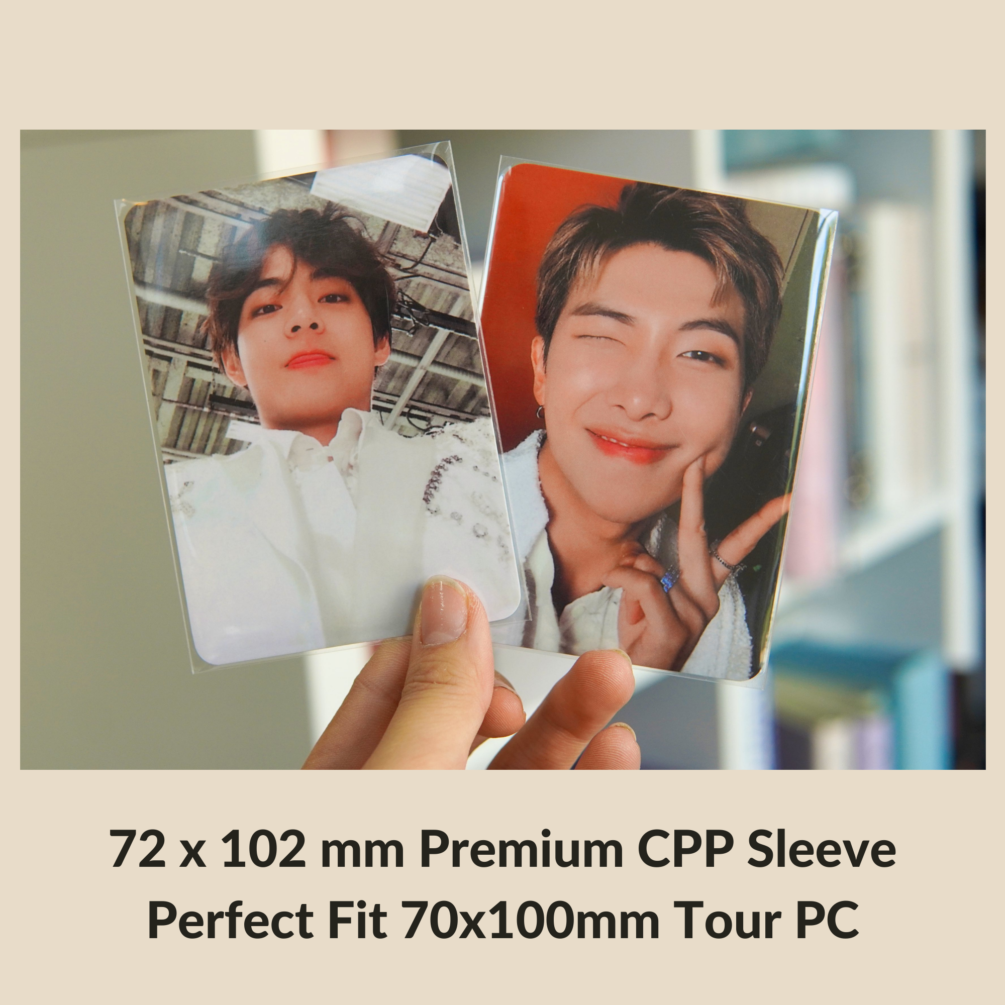 [72x102mm] Meowcafe Premium CPP Card Sleeve for Kpop Photocards