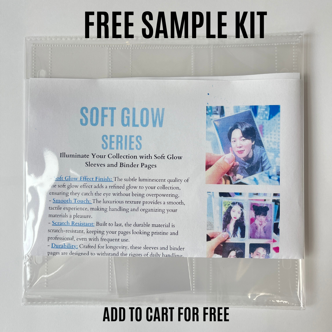 Free New Release Sample: Soft Glow Binder Pages and Sleeves Samples