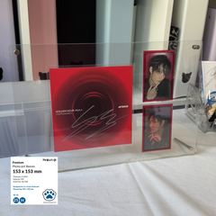 K-KEEP Acrylic Display Frame - [DIY Friendly Customizable Frame] Maximal Fit 1 Signed Postcard + 2 Photocard