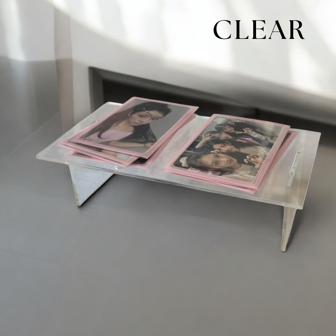 Stackable Photocard Sorting Tray with Stand